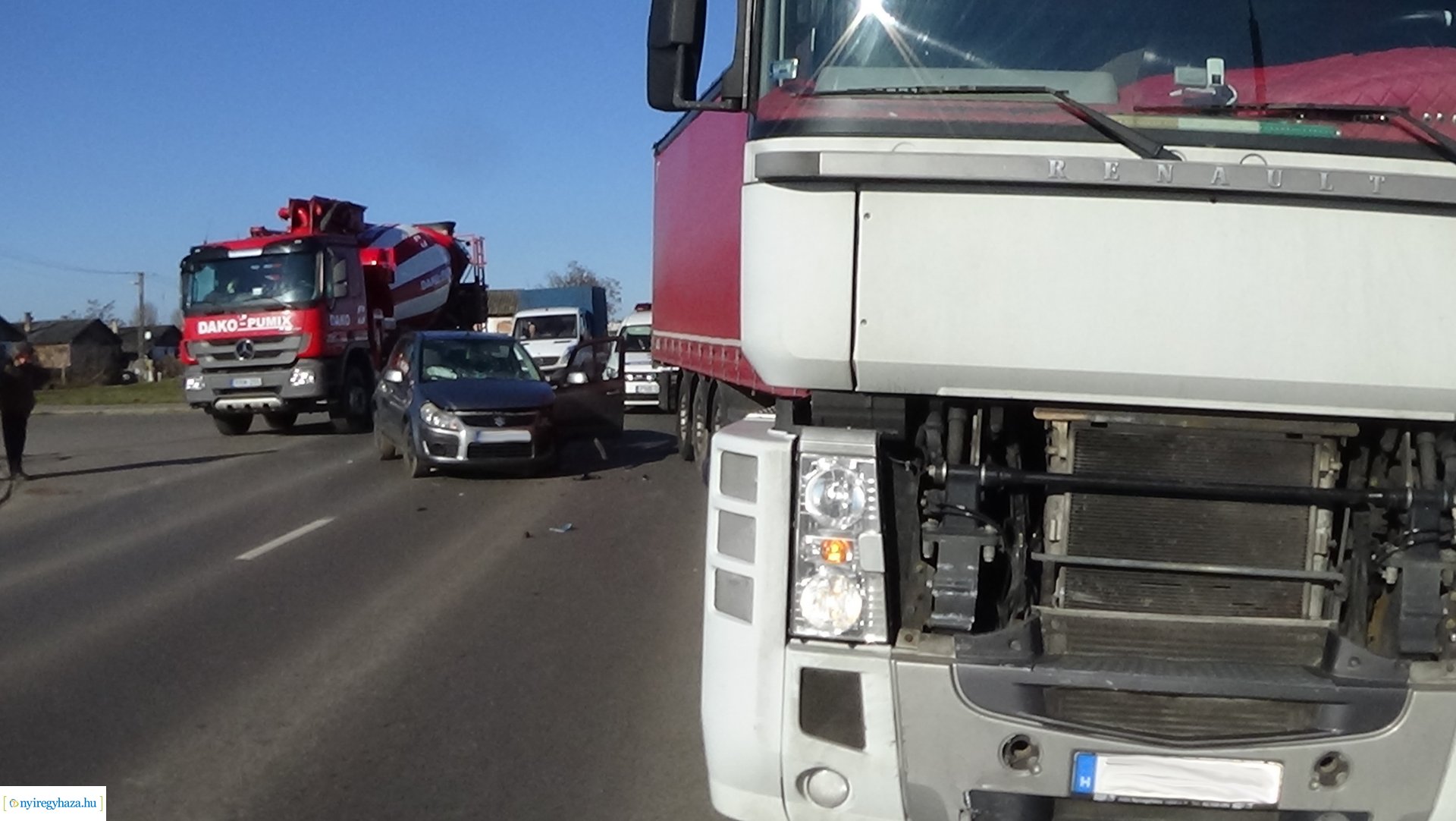 Baleset a Tüzér utcán