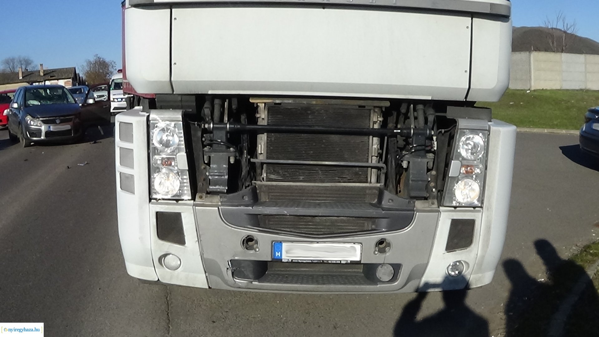 Baleset a Tüzér utcán