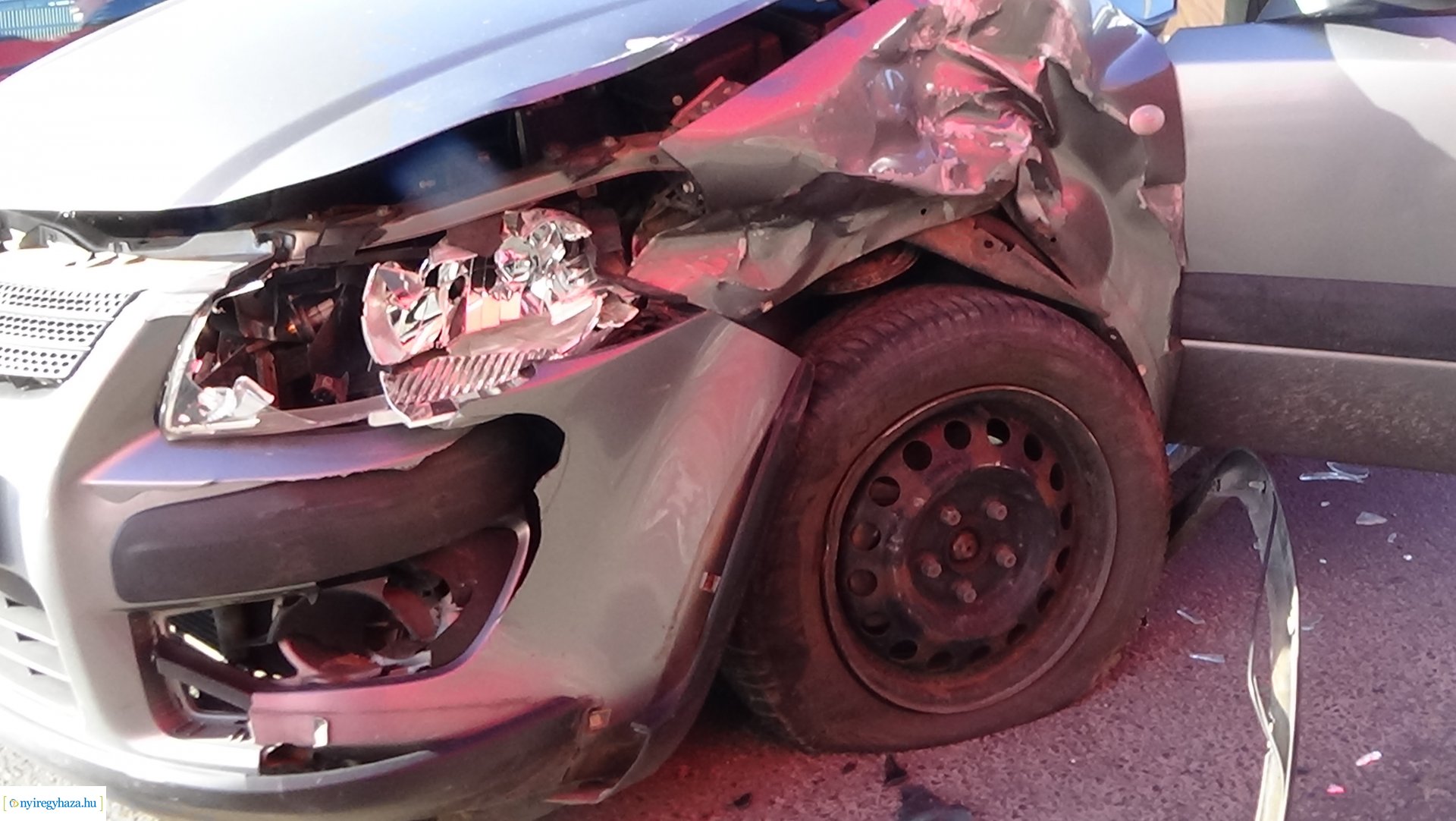 Baleset a Tüzér utcán