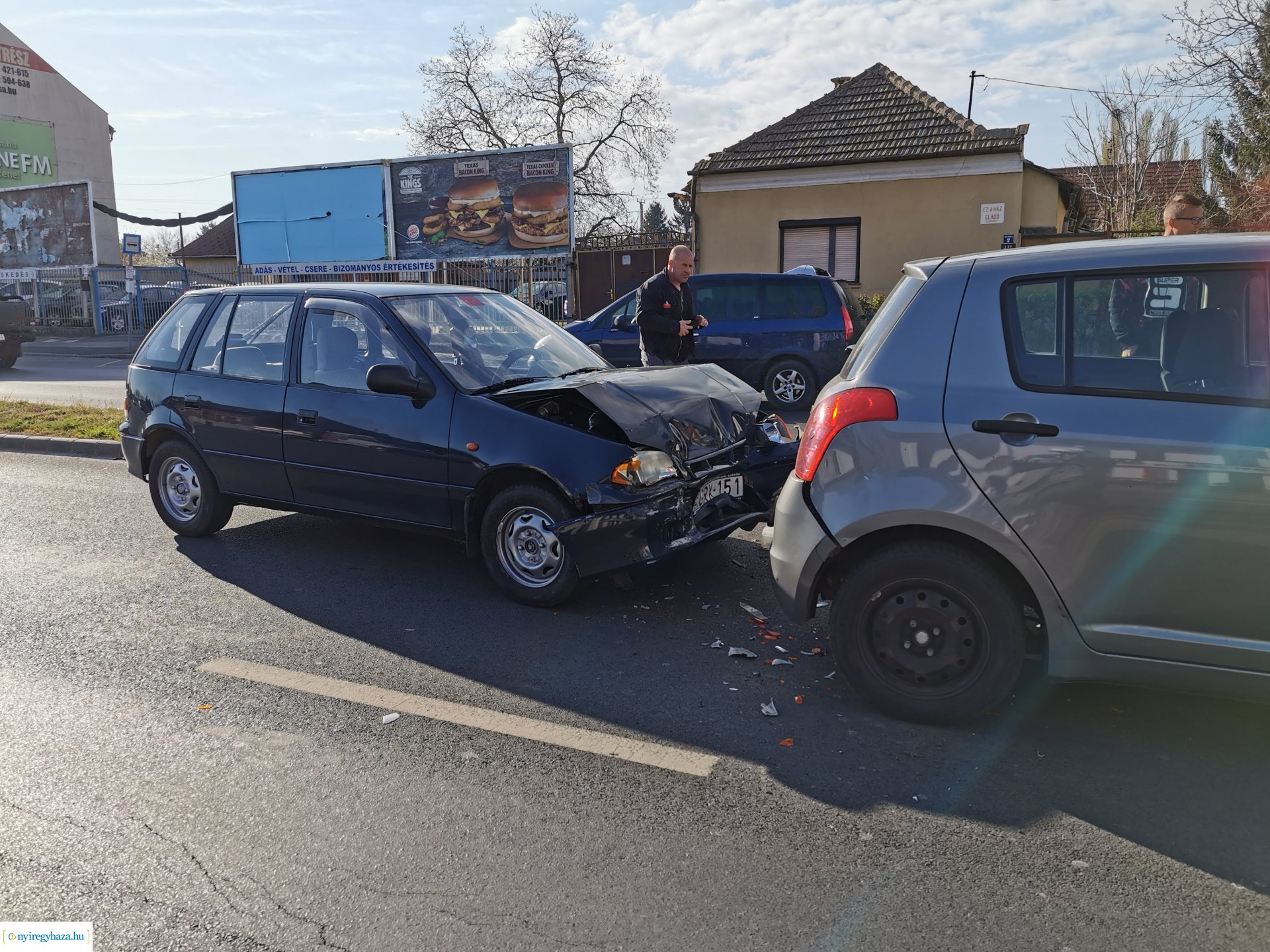 Baleset a Váci Mihály úton