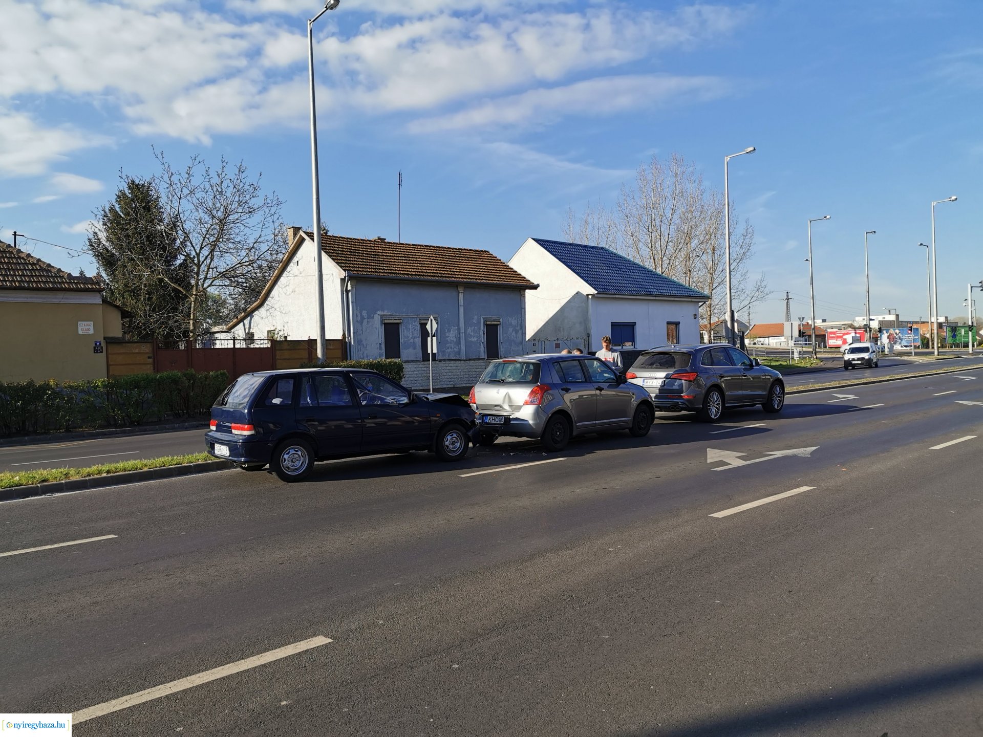 Baleset a Váci Mihály úton