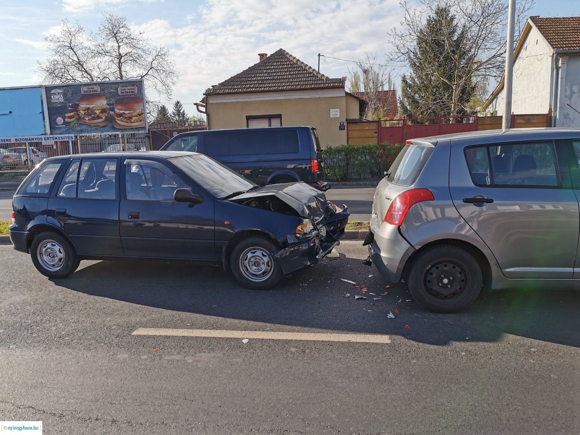 Baleset a Váci Mihály úton