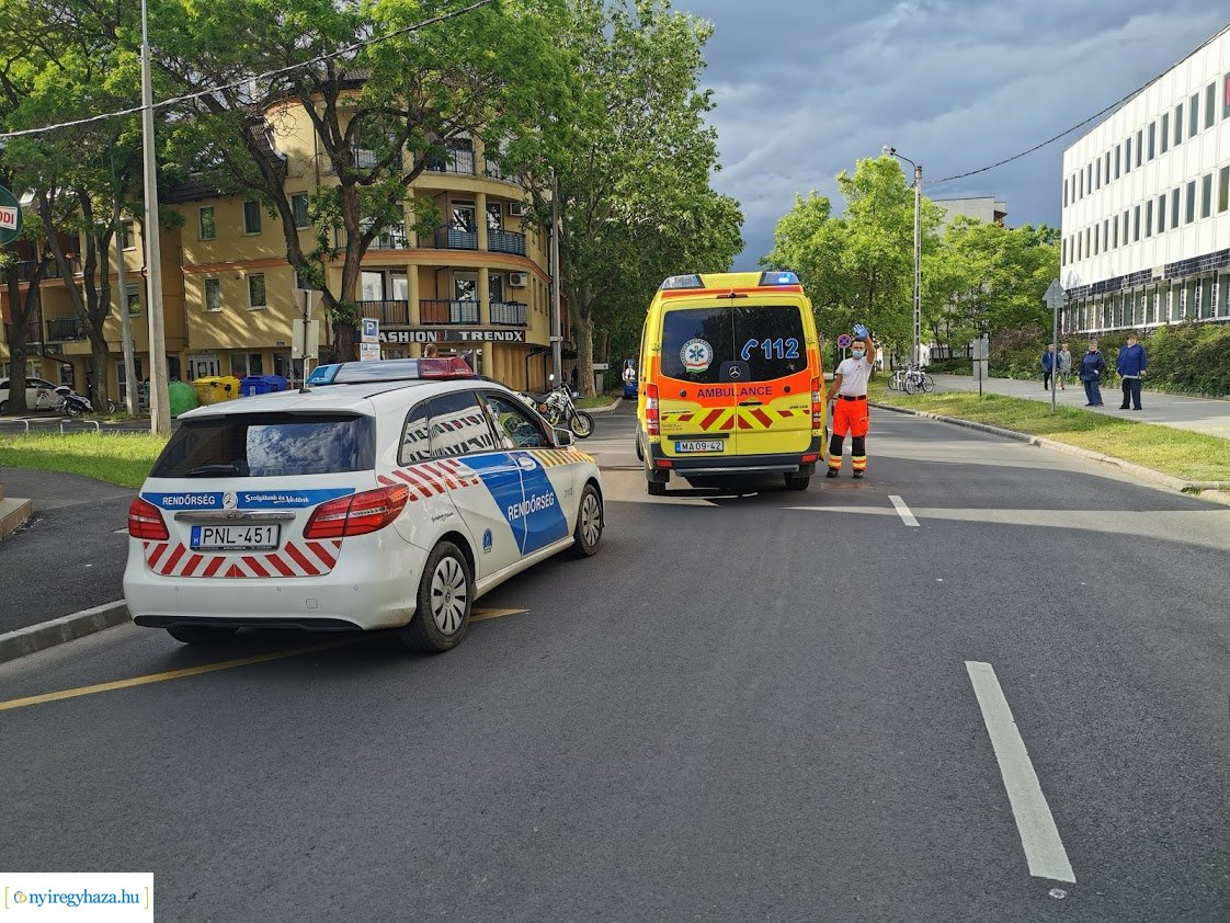 Baleset a Vasvári Pál utcán