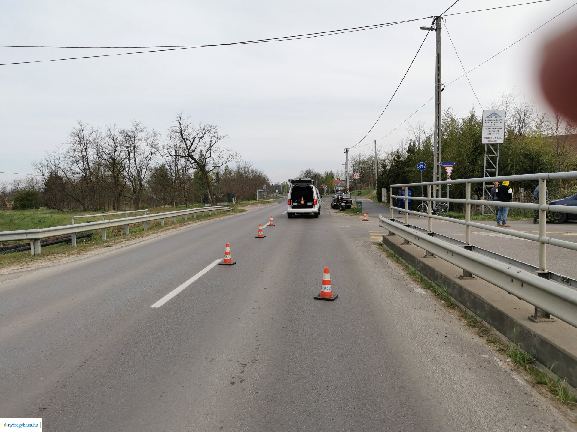 Baleset a Westsik utcán