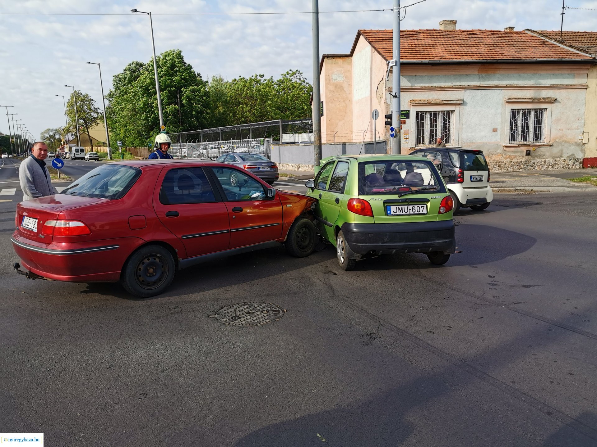 Baleset az Inczédy sornál