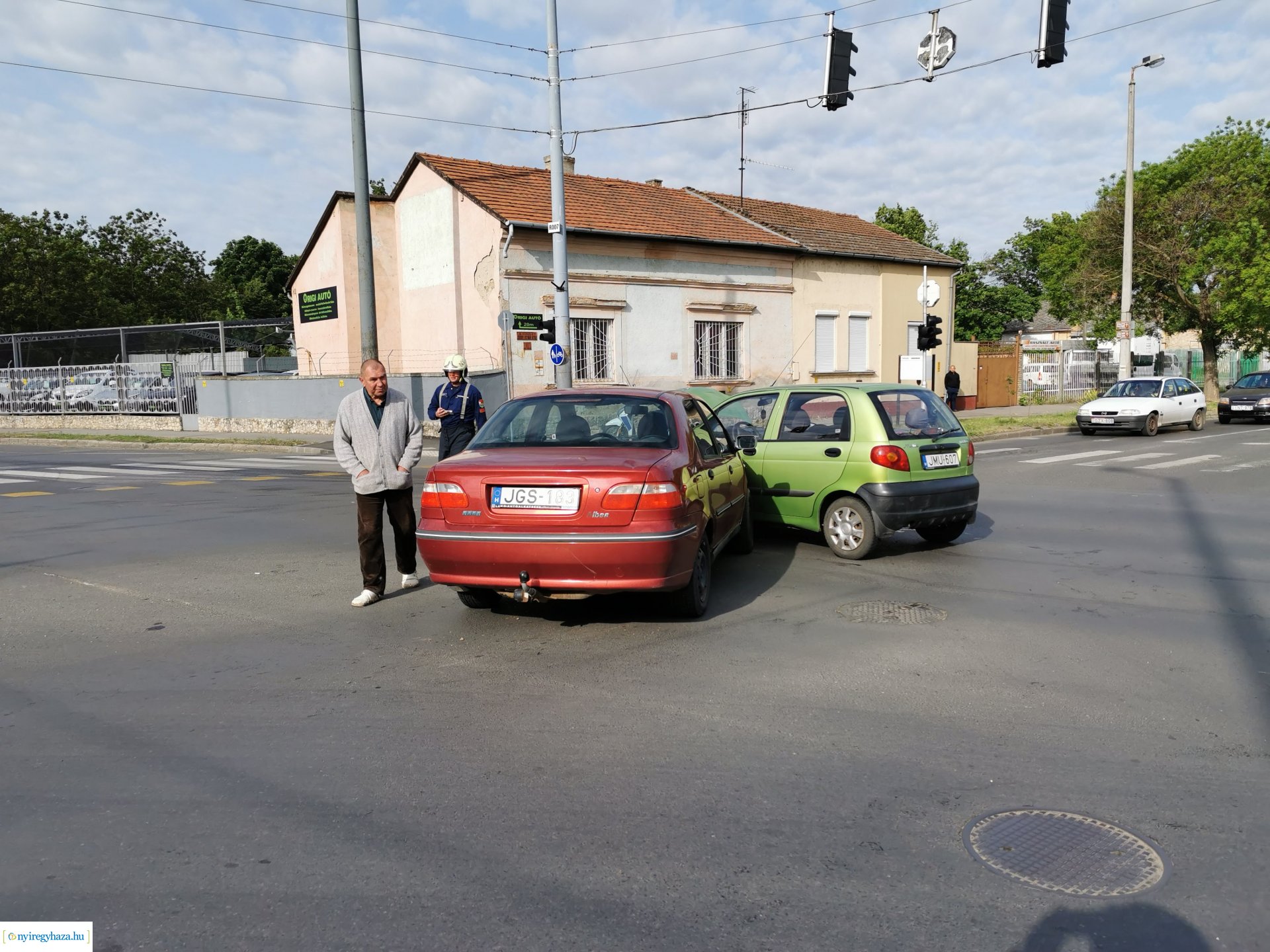 Baleset az Inczédy sornál