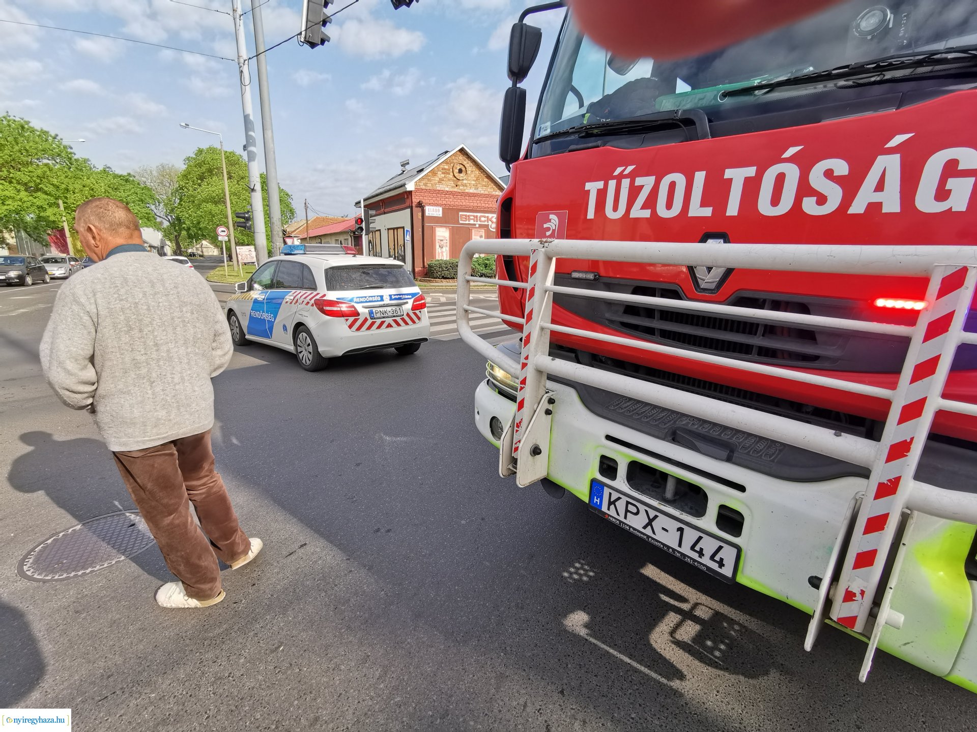 Baleset az Inczédy sornál