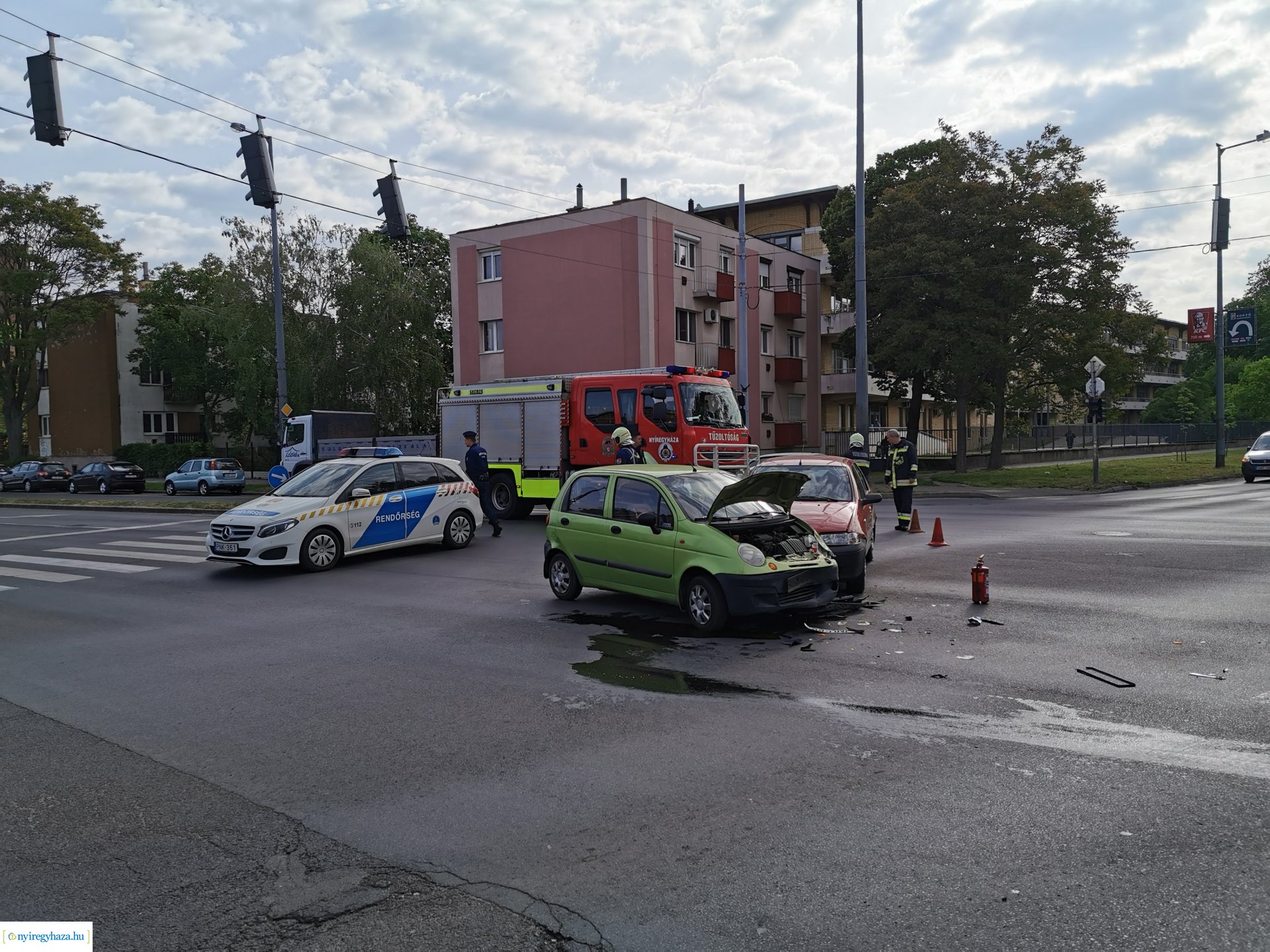 Baleset az Inczédy sornál