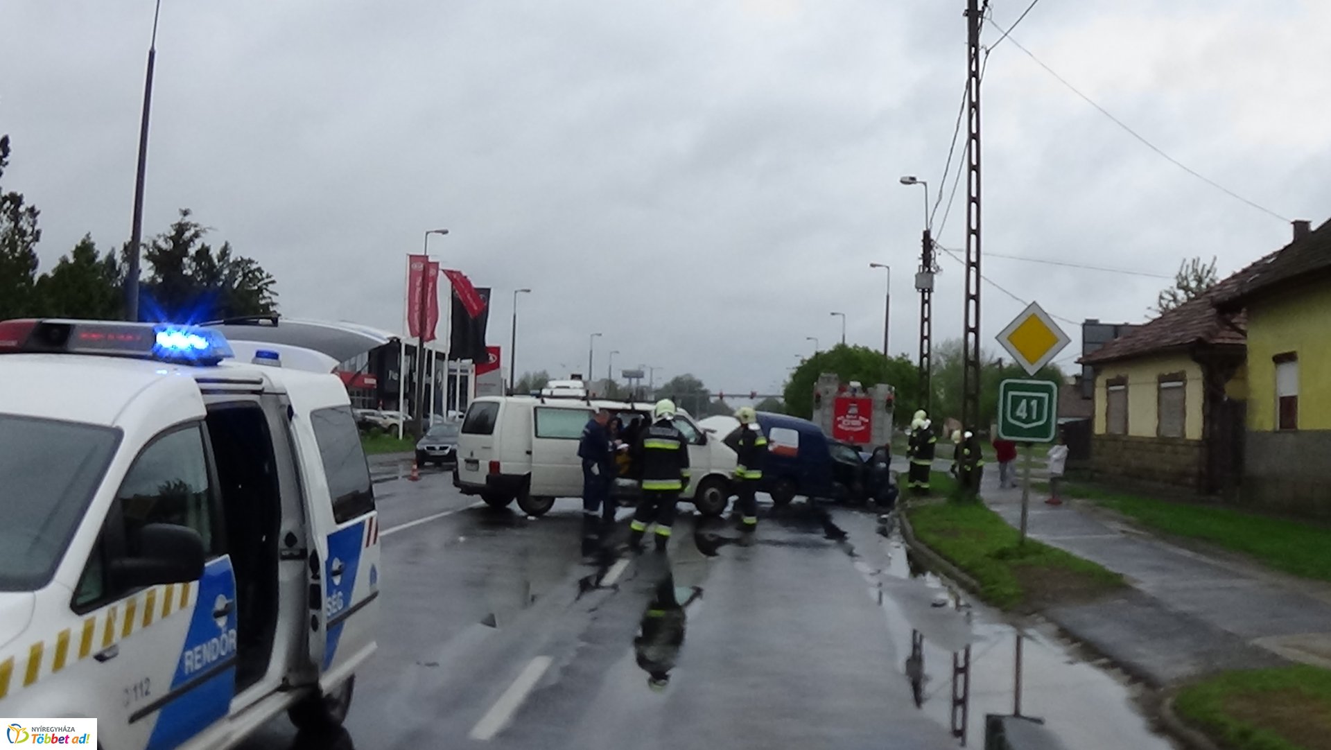 Baleset az Orosi úton