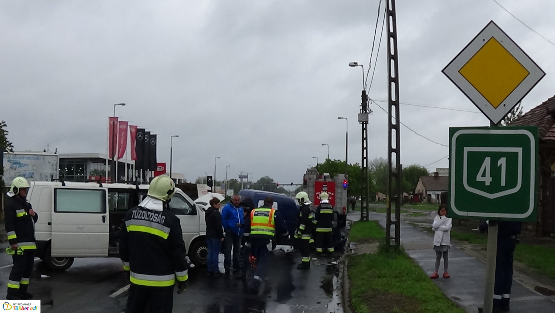 Baleset az Orosi úton