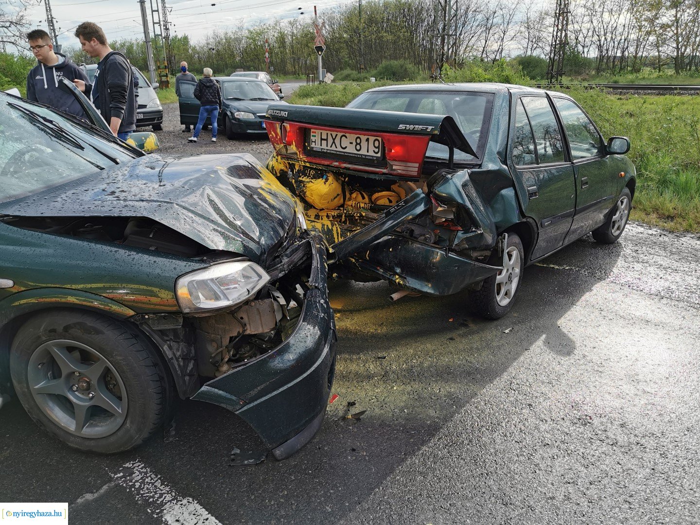 Baleset Császárszállás külterületén