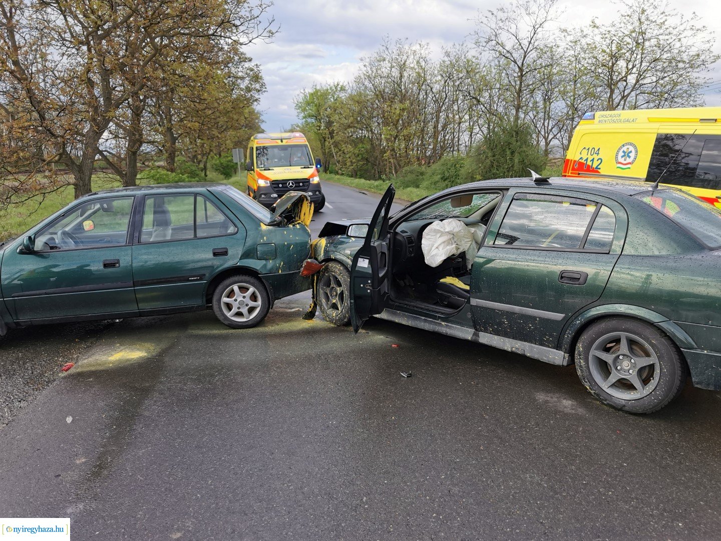 Baleset Császárszállás külterületén