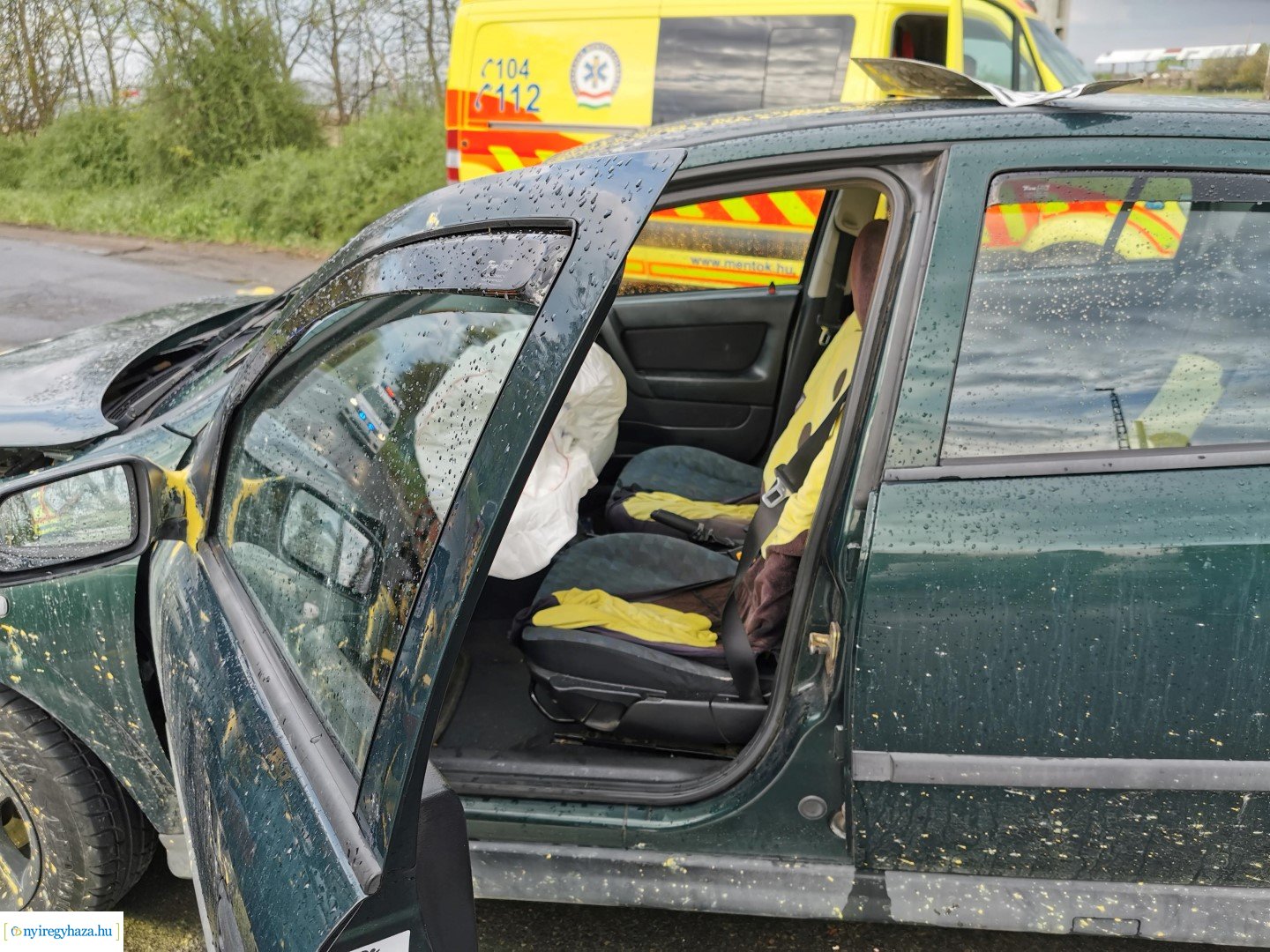 Baleset Császárszállás külterületén