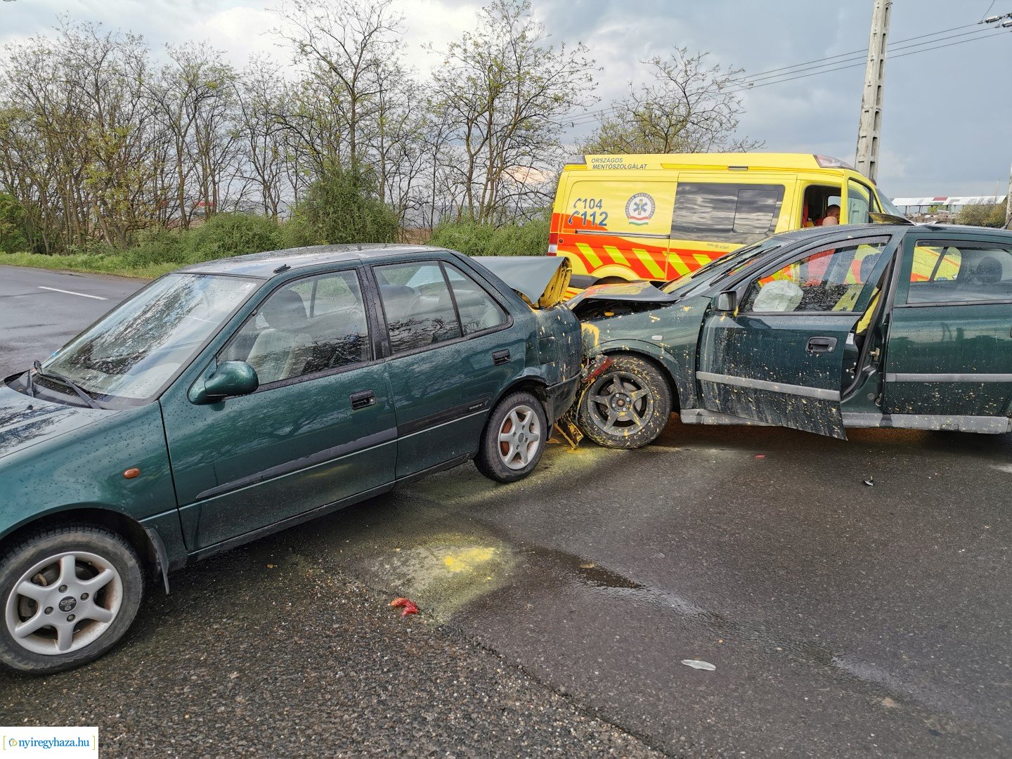 Baleset Császárszállás külterületén