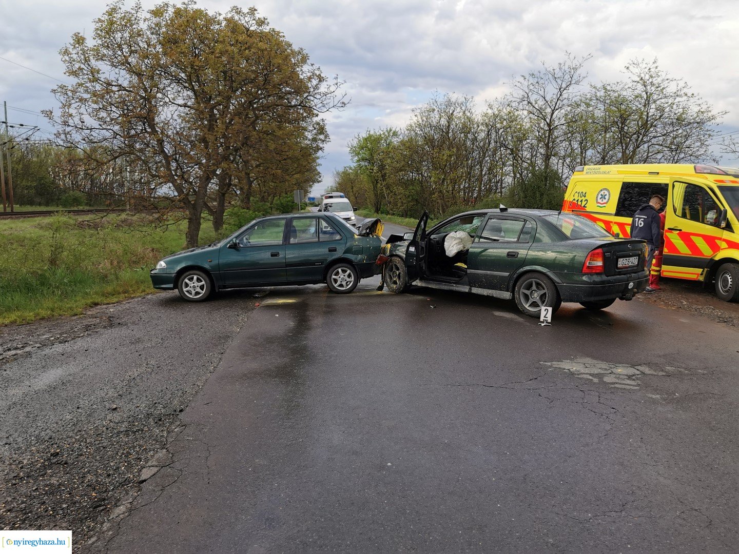 Baleset Császárszállás külterületén
