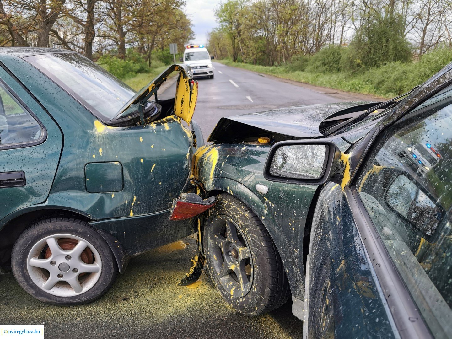 Baleset Császárszállás külterületén