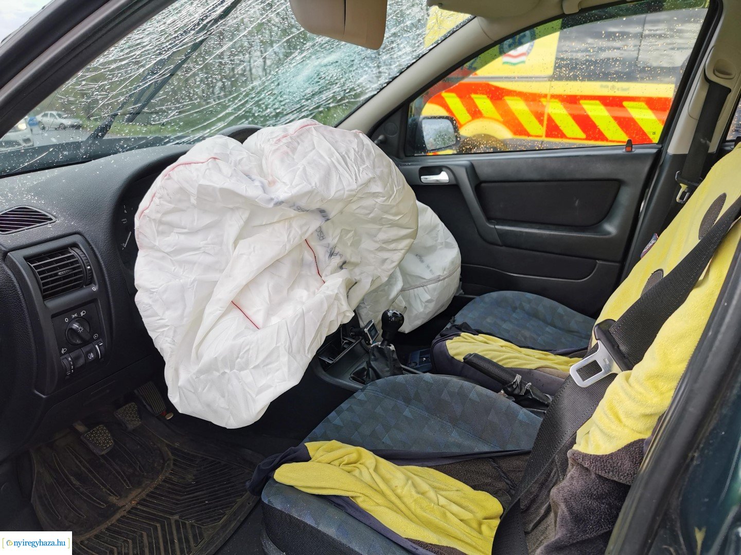 Baleset Császárszállás külterületén