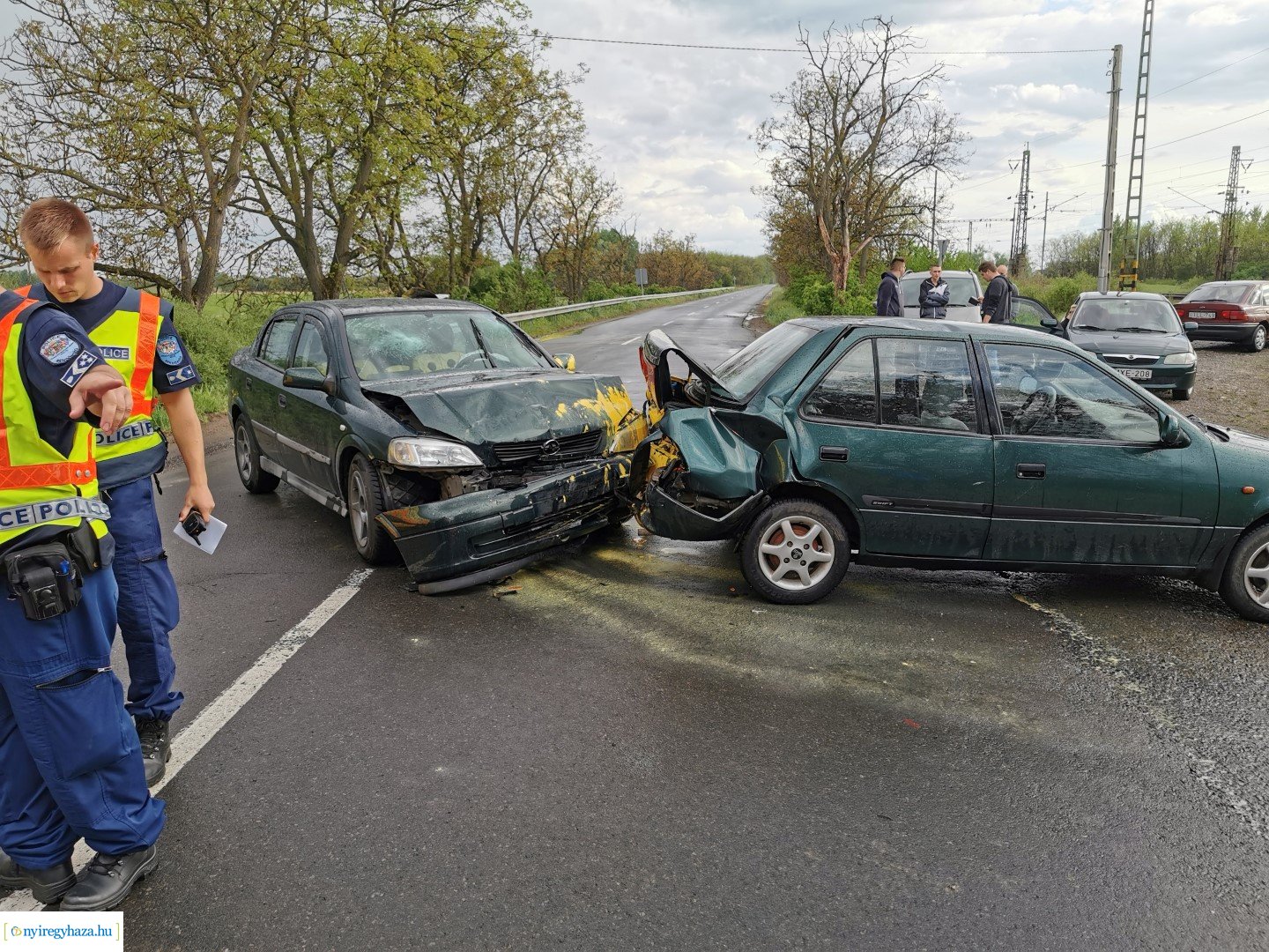 Baleset Császárszállás külterületén