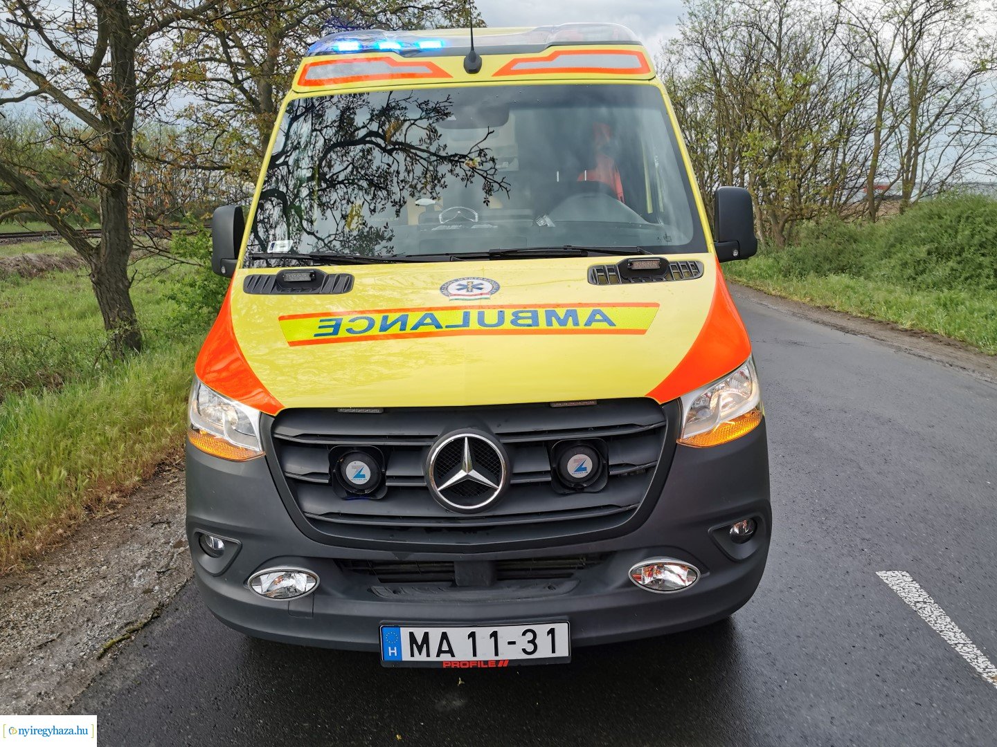 Baleset Császárszállás külterületén