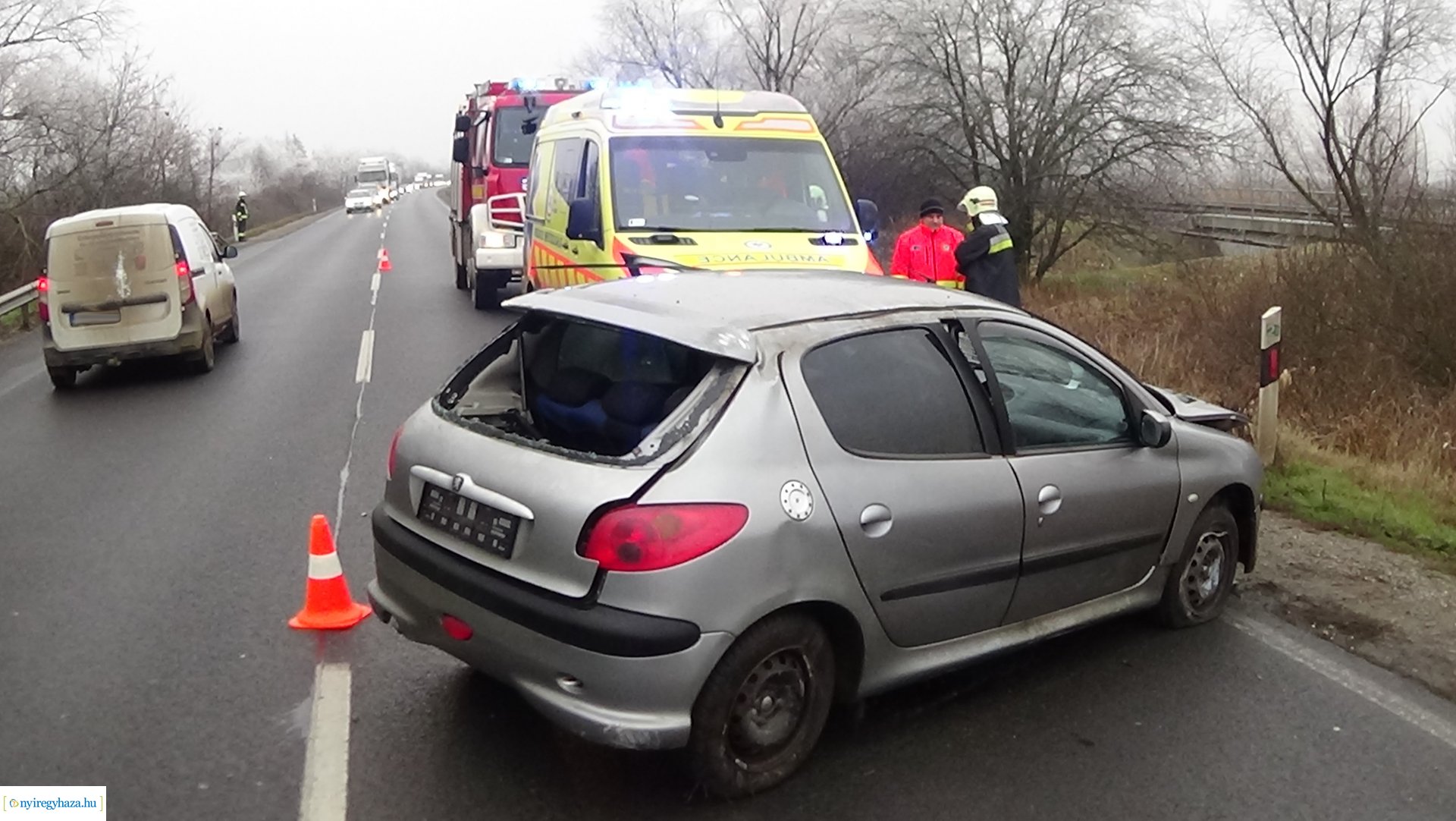 Baleset Császárszállásnál