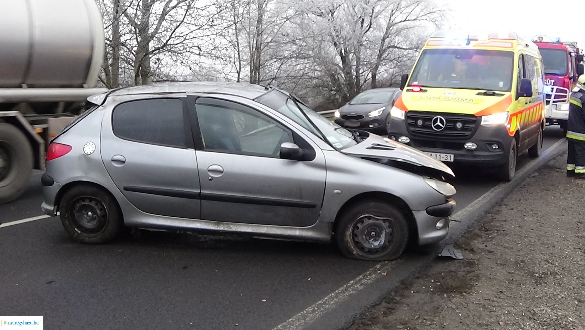 Baleset Császárszállásnál