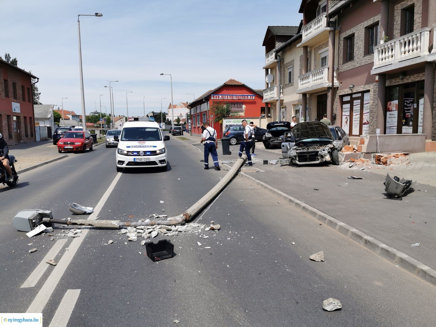 Baleset Debreceni út