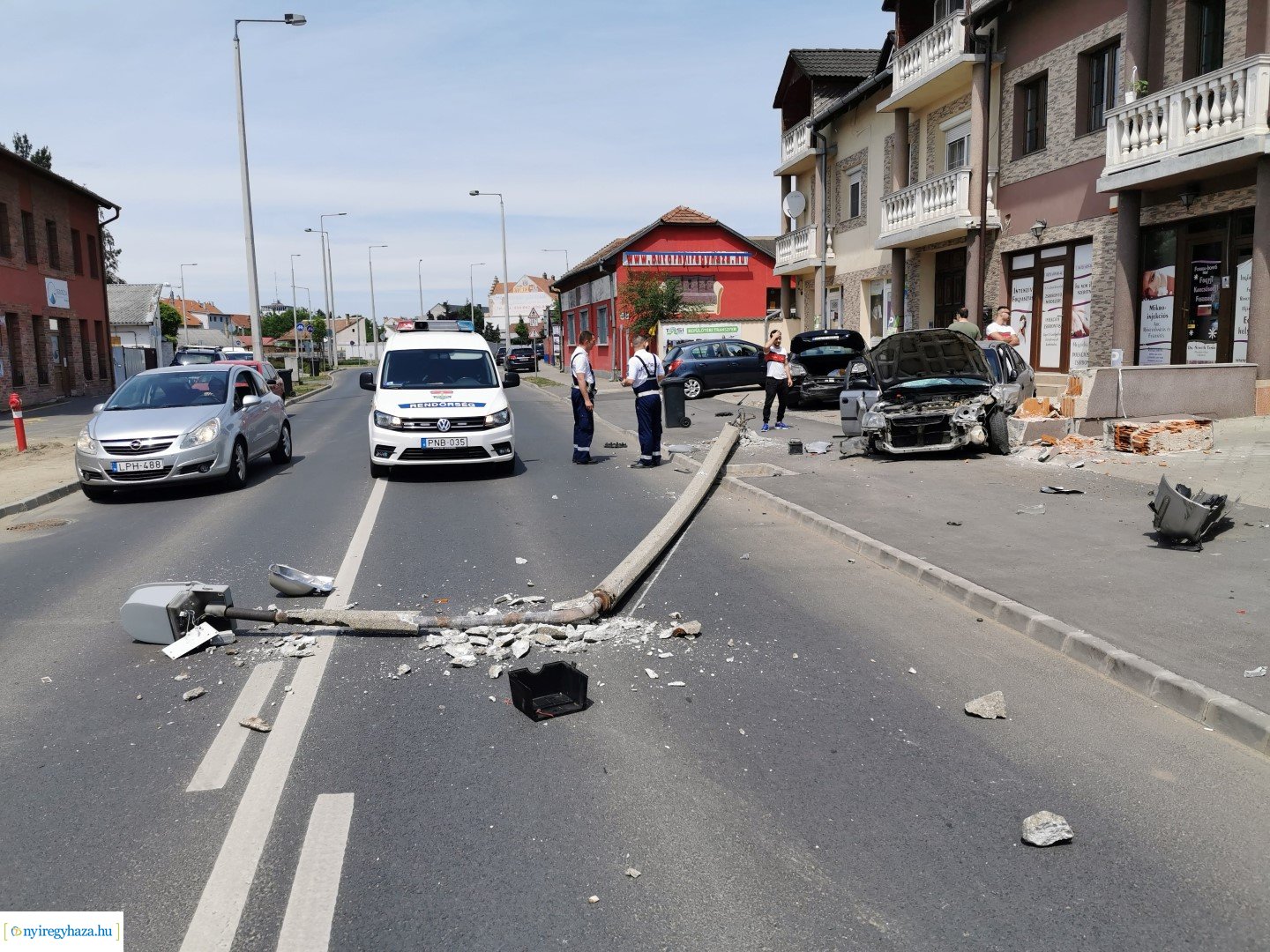 Baleset Debreceni út