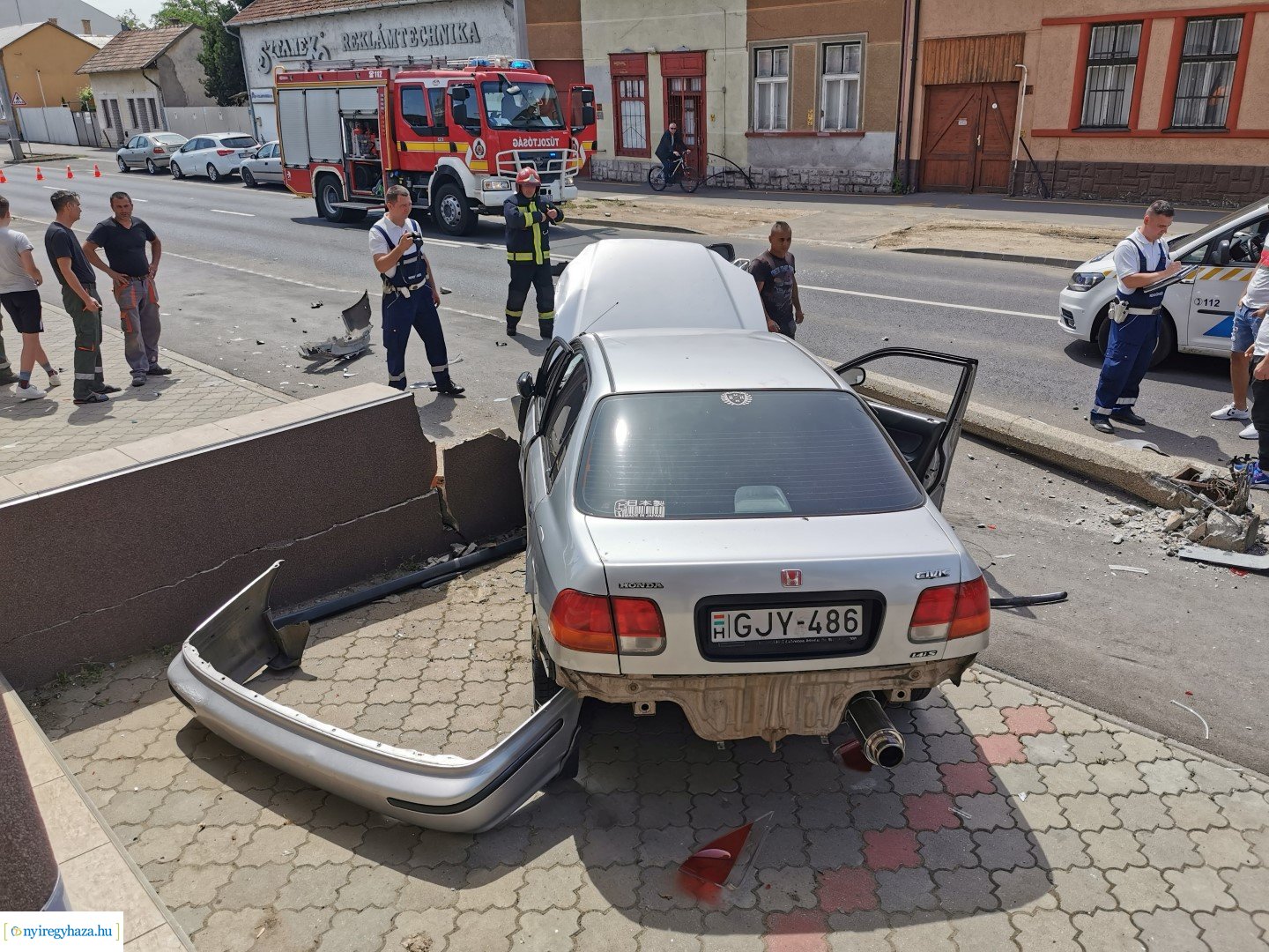 Baleset Debreceni út