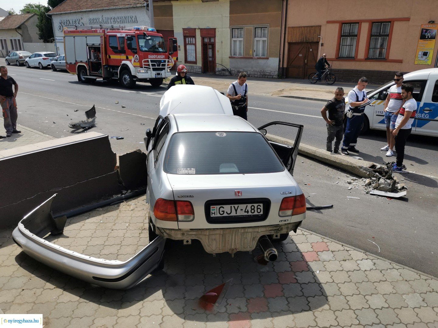 Baleset Debreceni út