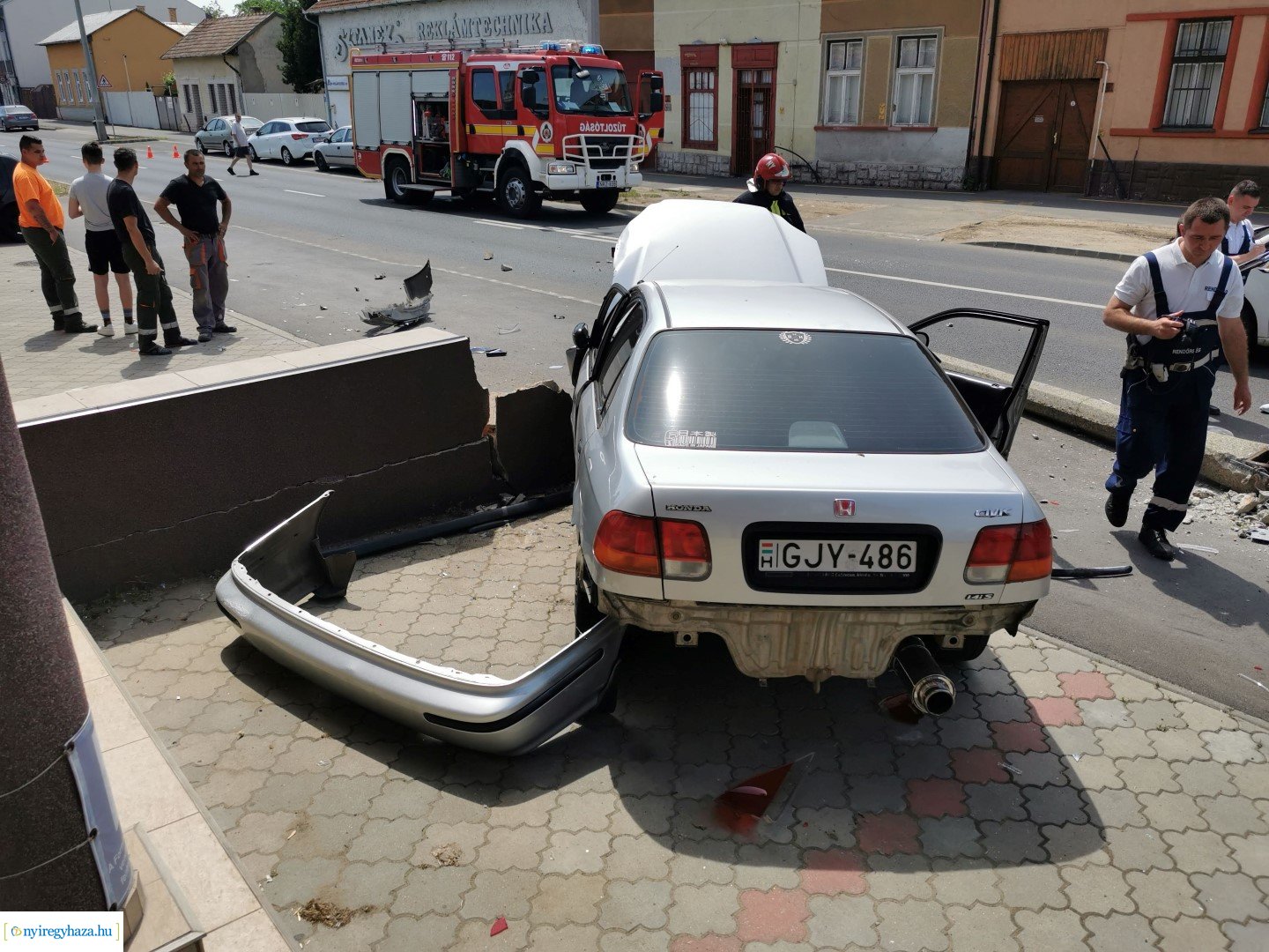 Baleset Debreceni út