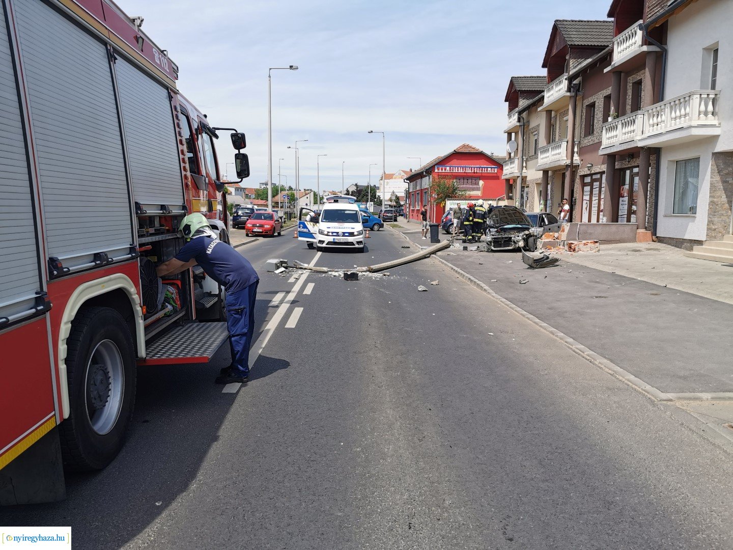 Baleset Debreceni út