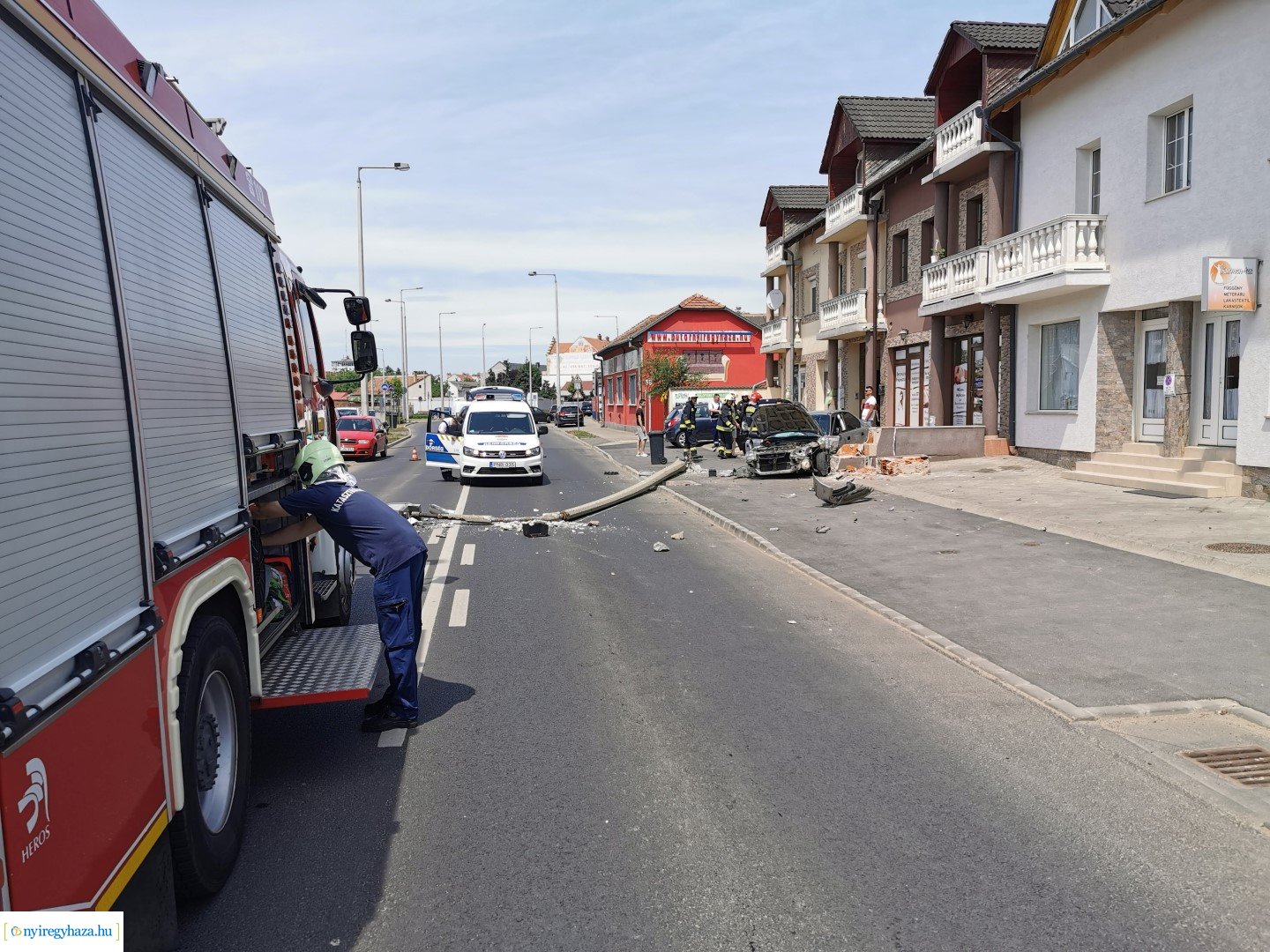 Baleset Debreceni út