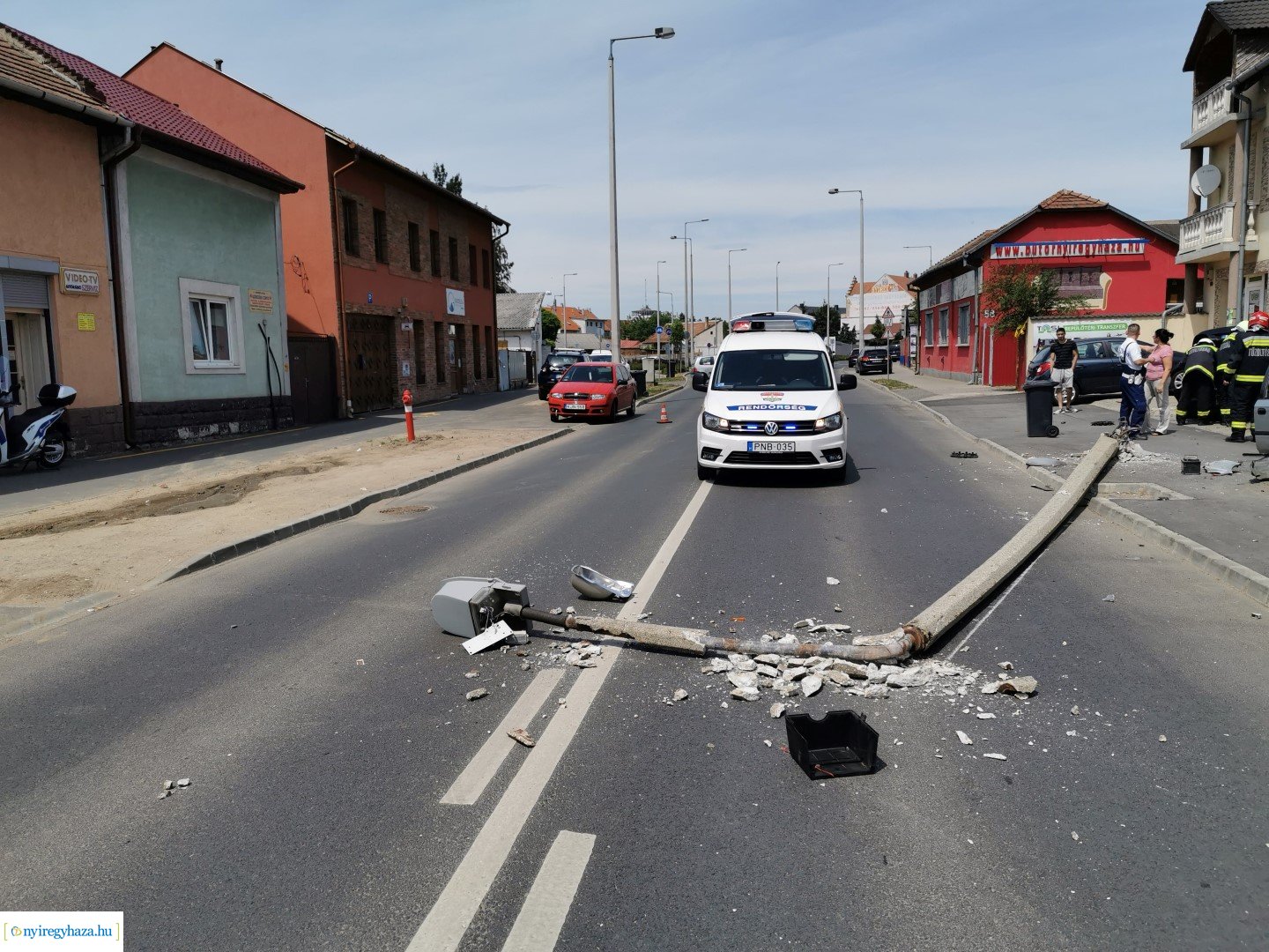 Baleset Debreceni út