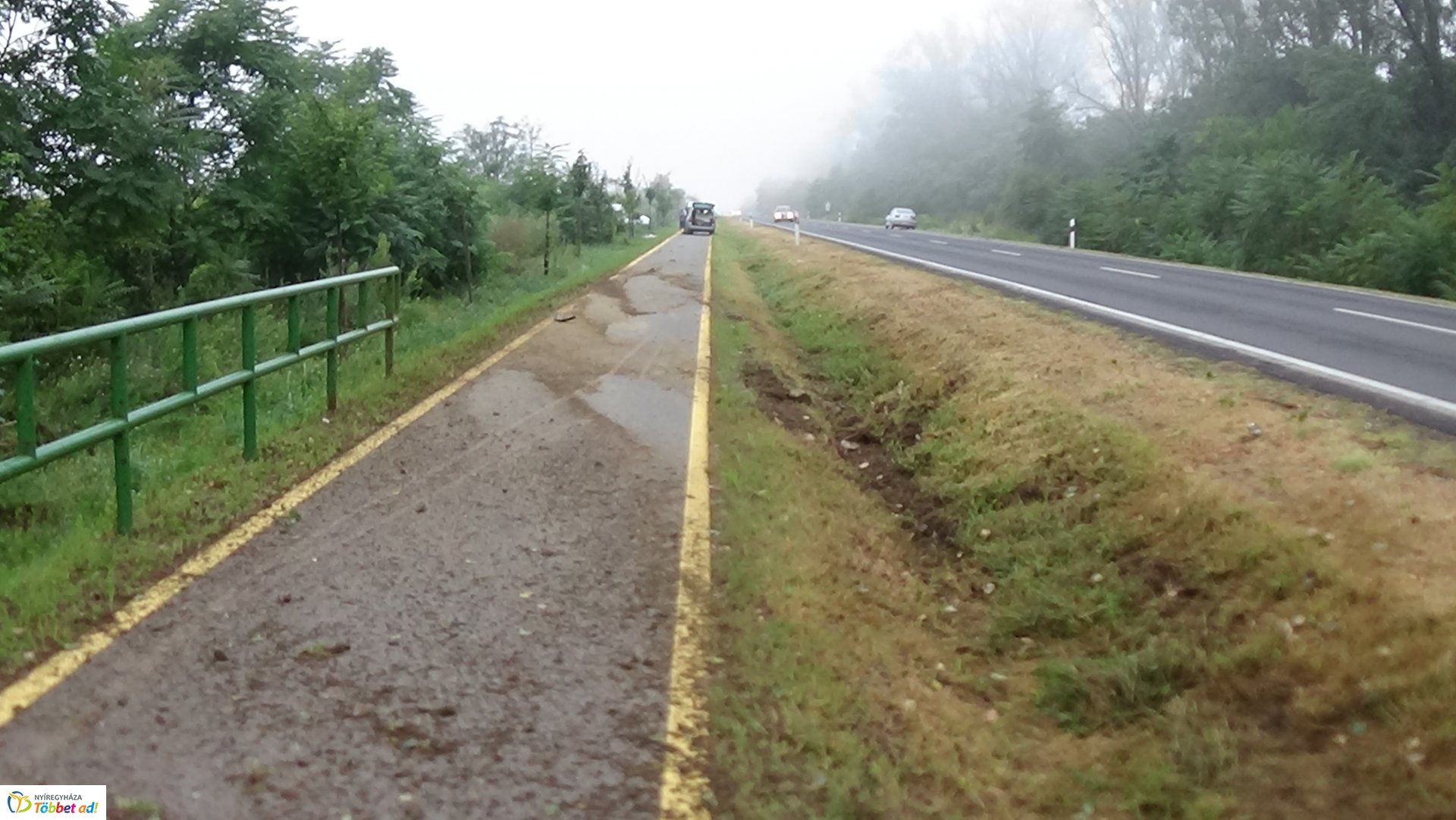 Baleset Gyulatanyánál