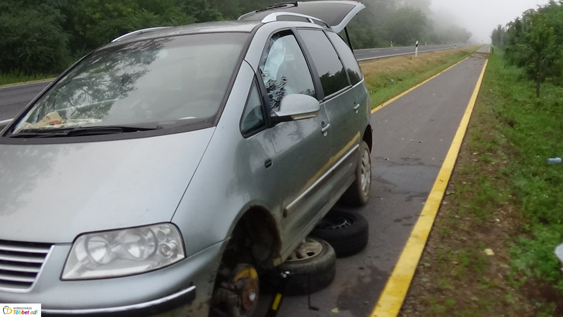 Baleset Gyulatanyánál