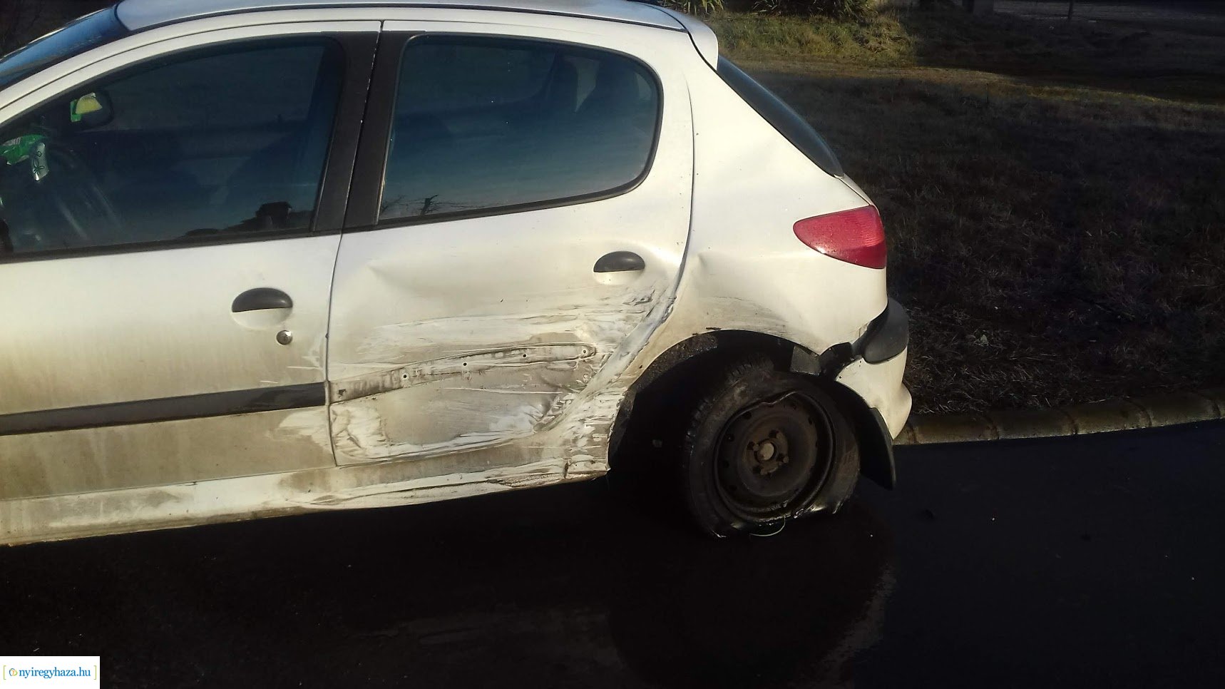 Baleset Kabalás belterületén