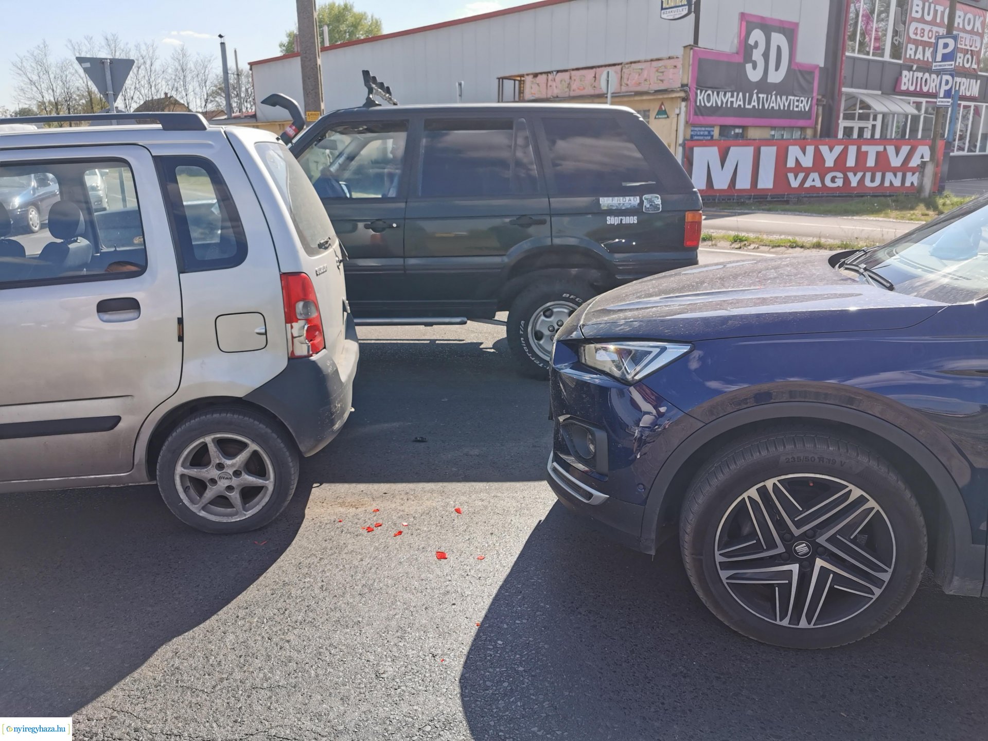 Baleset Kállói út