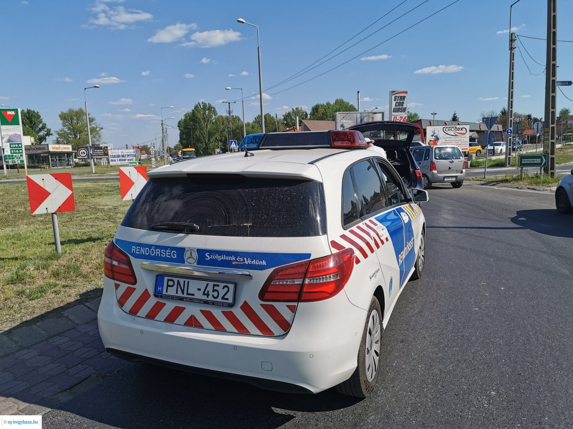 Baleset Kállói út