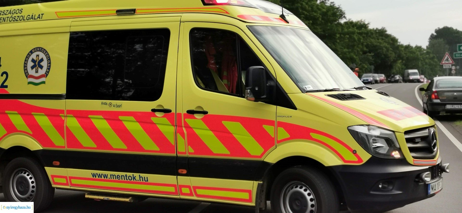 Baleset Kőlapos és Nyírpazony között