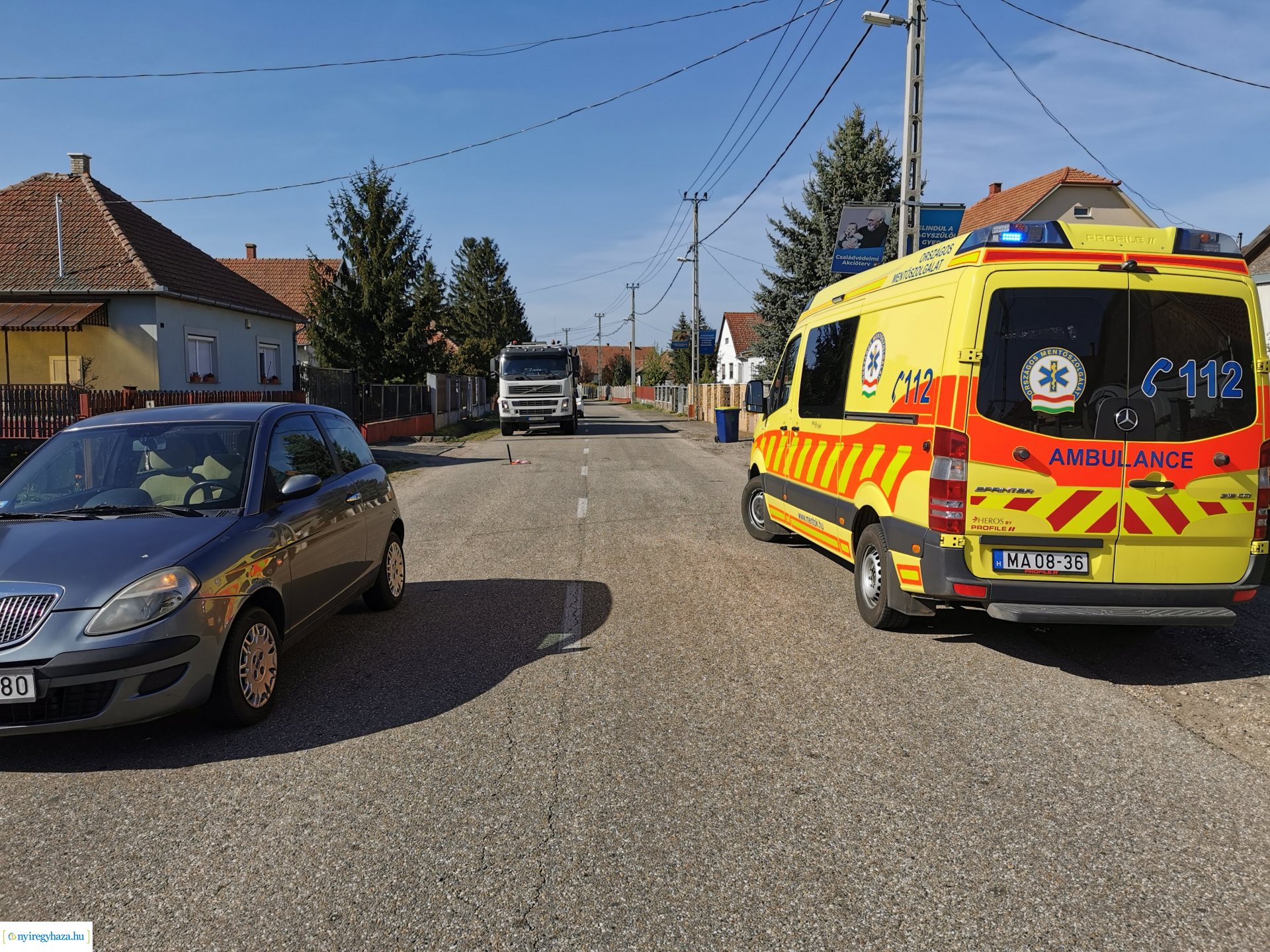 Baleset Nyírpazonyban 20200417