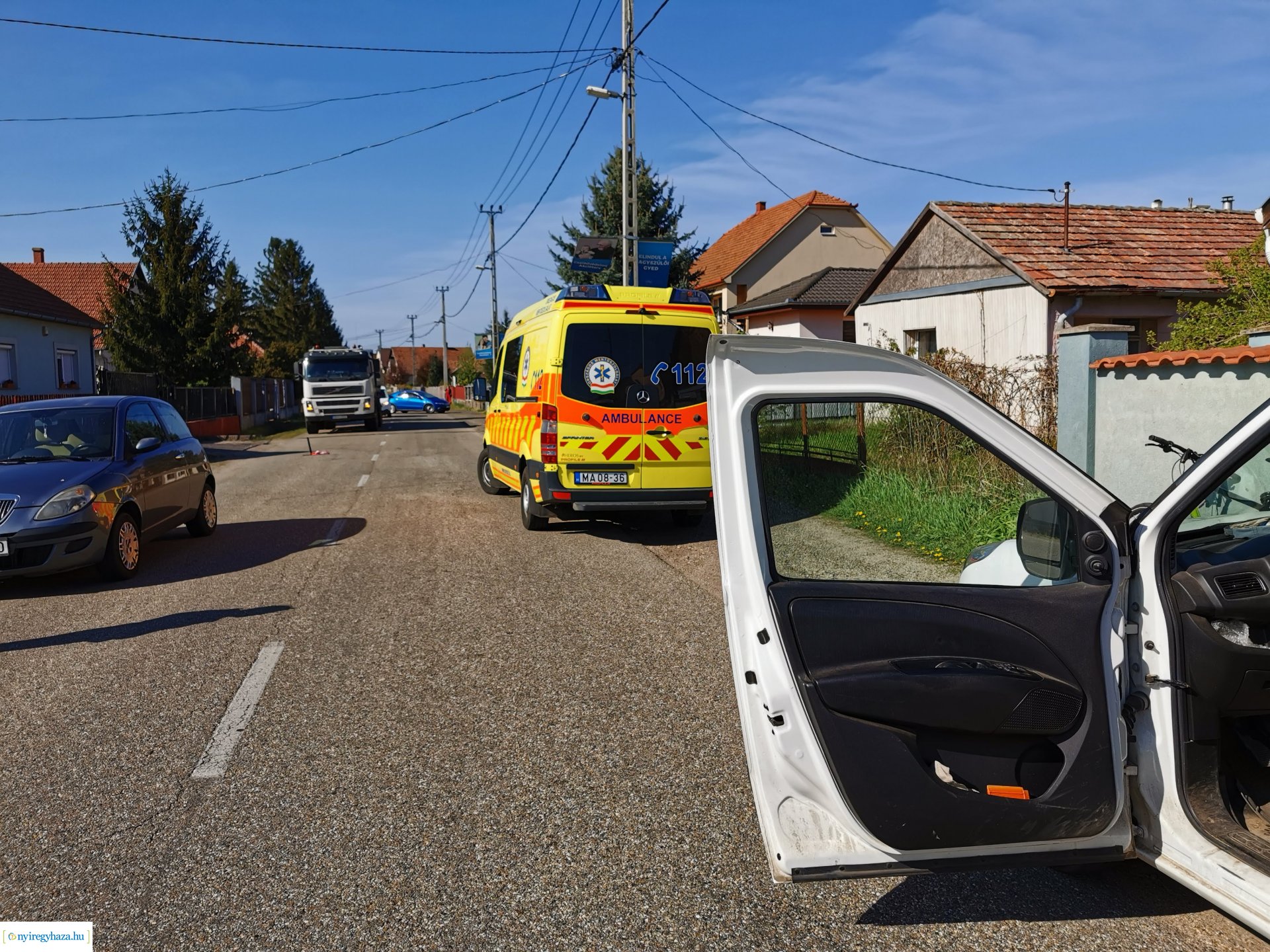 Baleset Nyírpazonyban 20200417