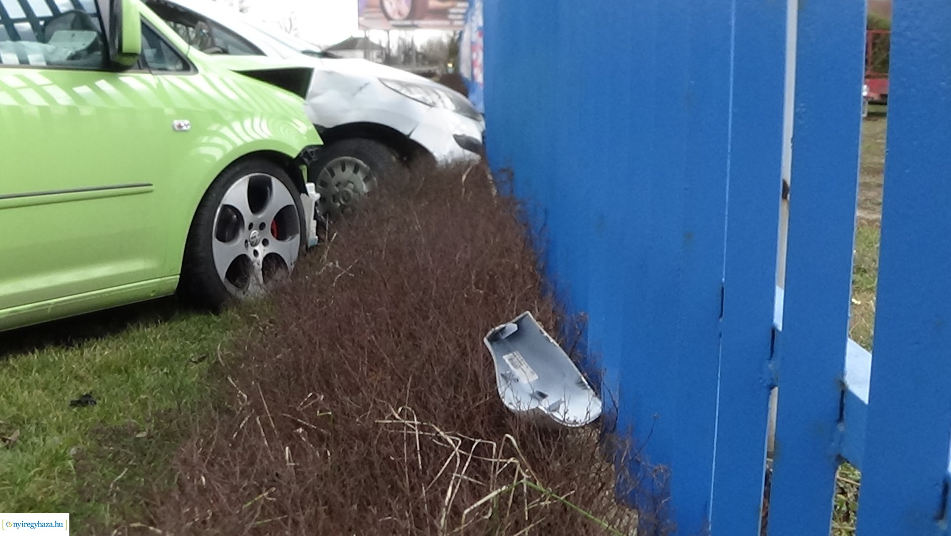 Baleset Nyírszőlősnél