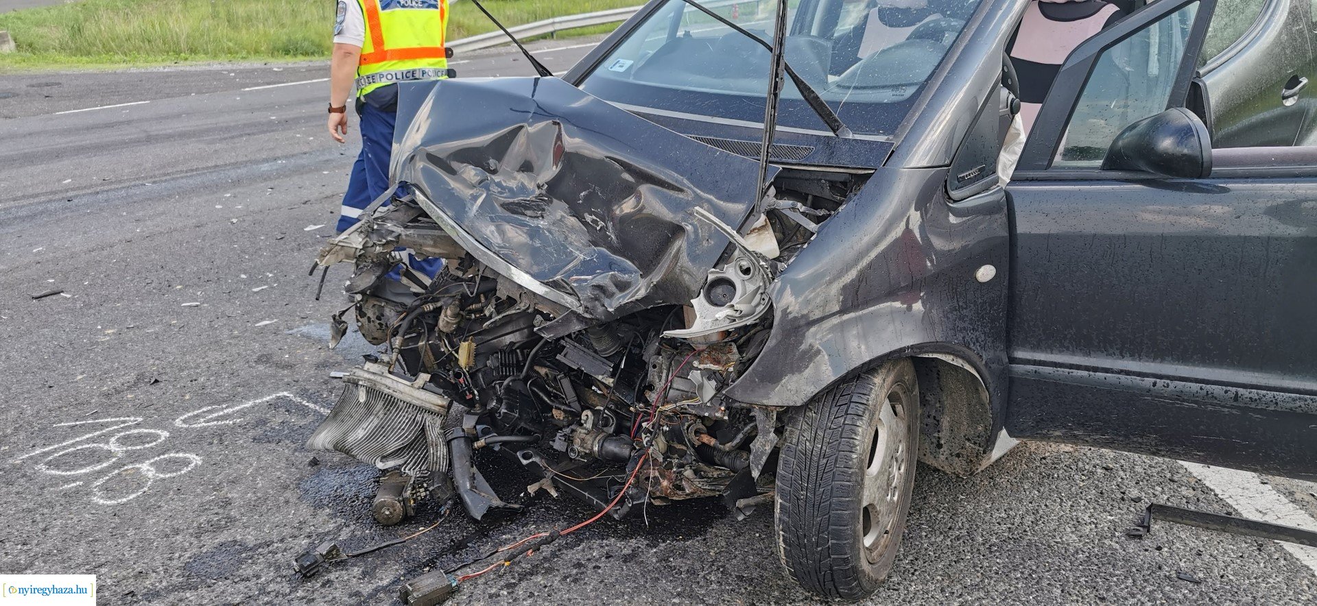 Baleset Nyírturánál