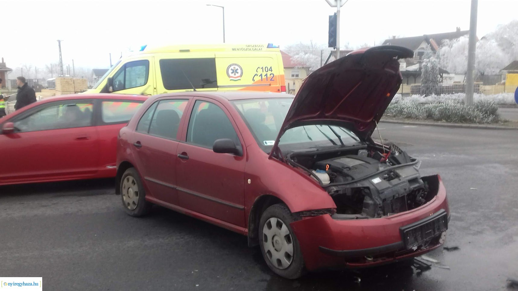 Baleset Rozsrétszőlő külterületén