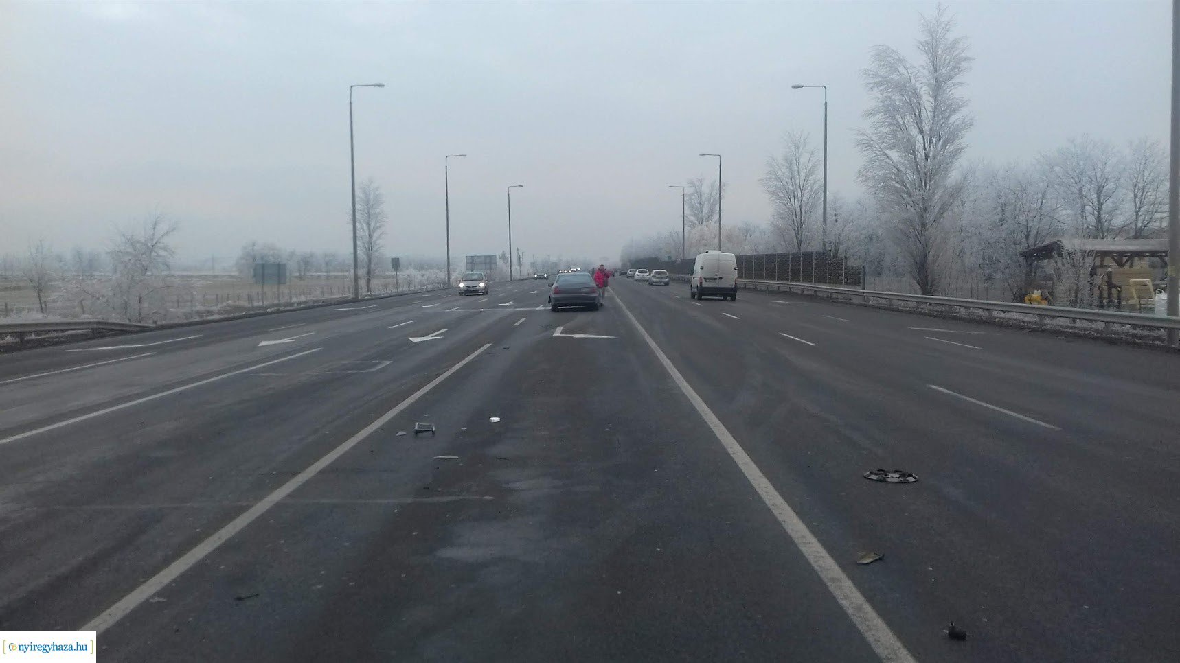 Baleset Rozsrétszőlő külterületén