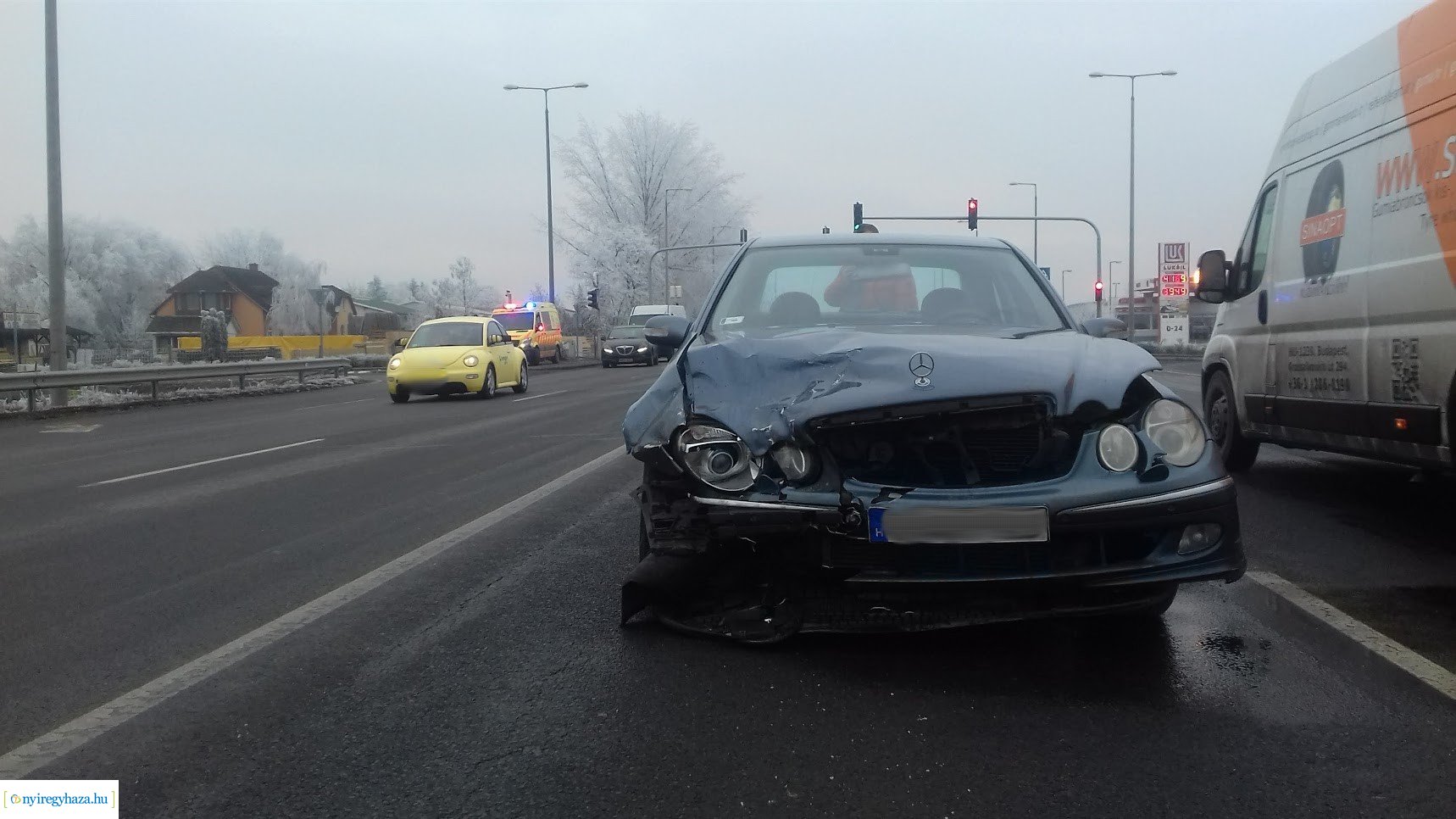 Baleset Rozsrétszőlő külterületén