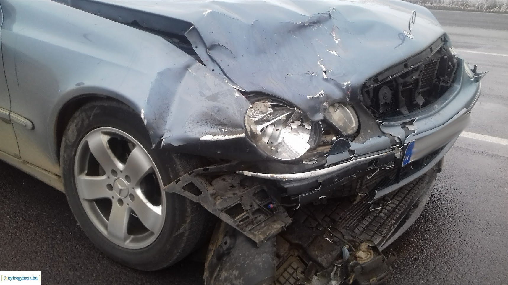 Baleset Rozsrétszőlő külterületén