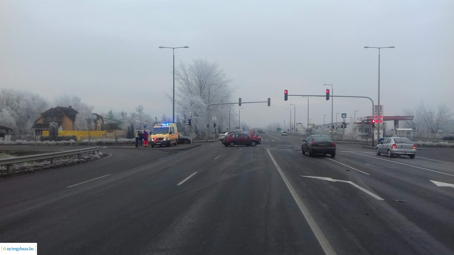 Baleset Rozsrétszőlő külterületén