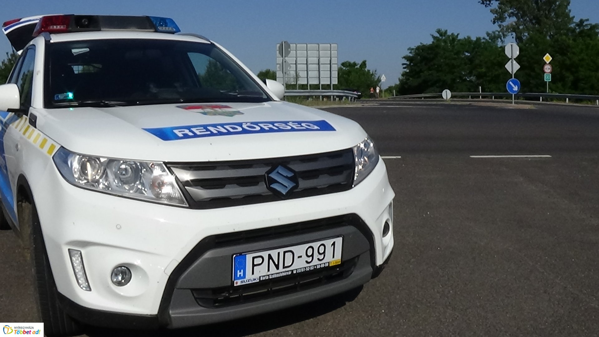 Baleset történt a 403-as elkerülő és a 4-es számú főút kereszteződésénél