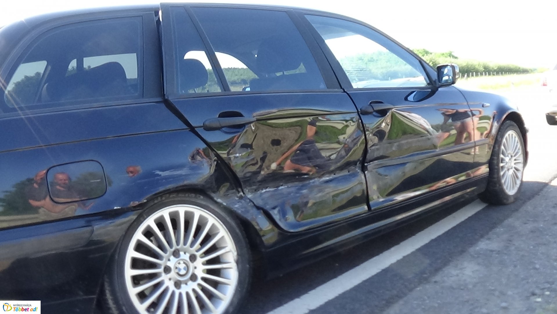 Baleset történt a 403-as elkerülő és a 4-es számú főút kereszteződésénél